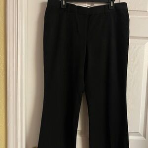 Vivienne Tam Women’s Couture Dress Pants Black Wide Legs 2 Back Pockets sz 12